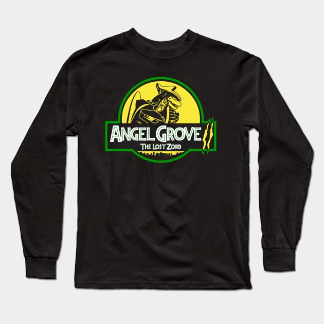 Angel Grove II: The Lost Zord Long Sleeve T-Shirt by BiggStankDogg